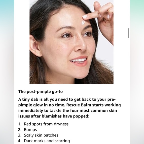 HERO COSMETICS RESCUE BALM POST-BLEMISH RECOVERY CREAM MINI NIP - Picture 7 of 16